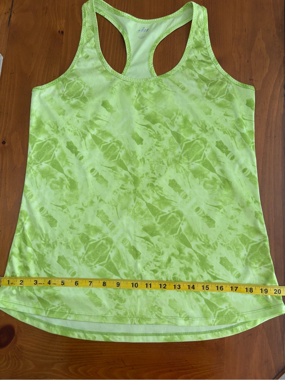 Women's Neon Lime Racerback Tank Top